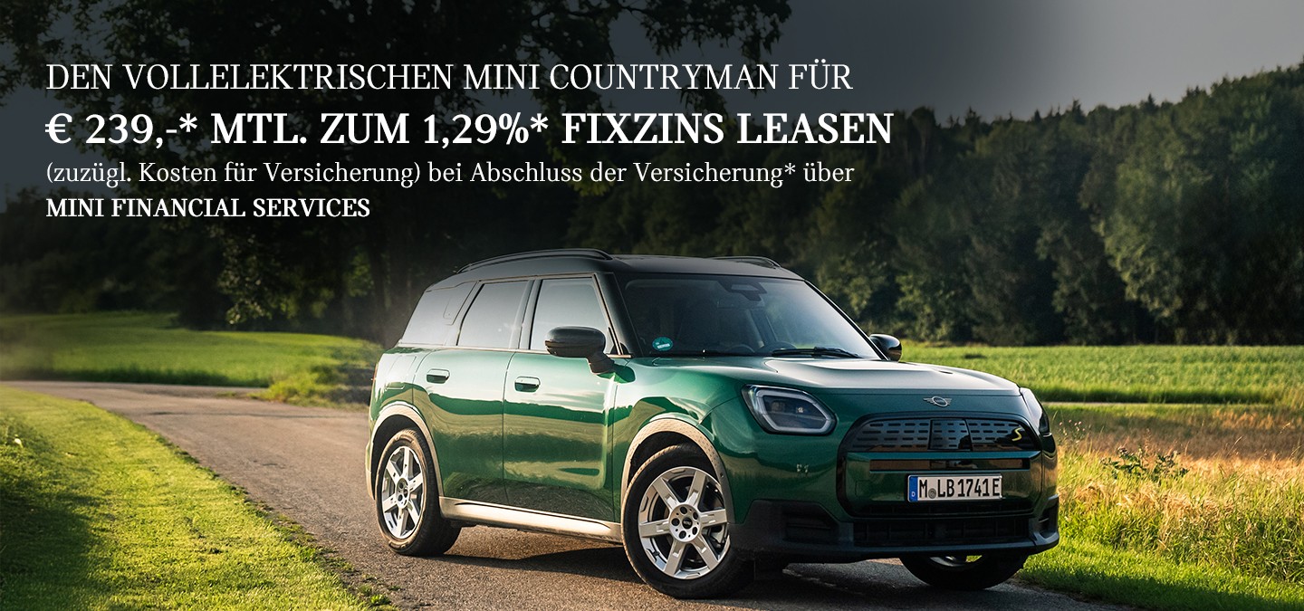 DER VOLLELEKTRISCHE MINI COUNTRYMAN E